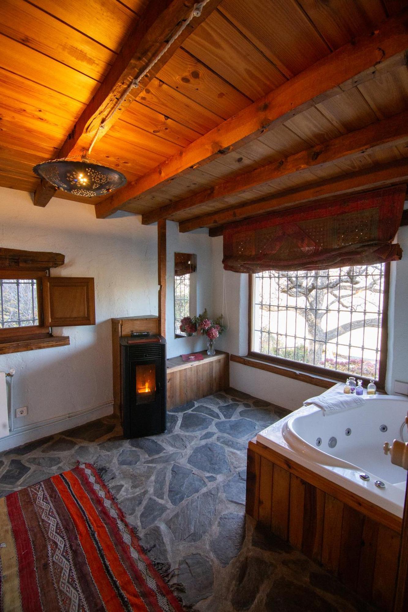 La Casa Del Nogal Villa Guejar Sierra Exteriör bild